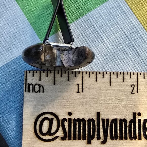 Que Sera (Galaxy Rhyolite) Crystal Moon Vent Clip - Picture 5 of 5